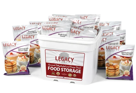 120 Serving Breakfast Bucket
