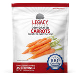 35 Serving Dehydrated Carrots Pouch