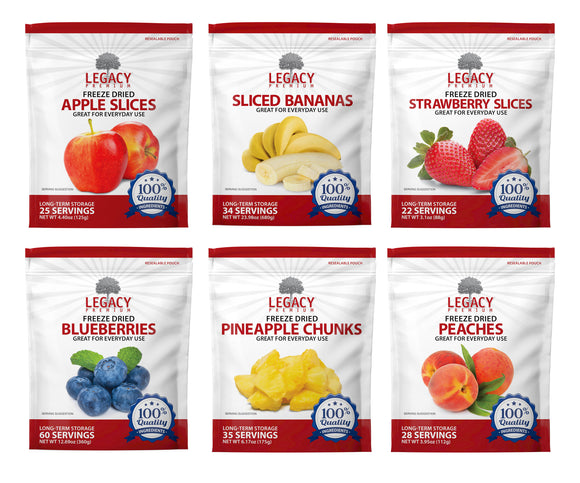 Freeze-Dried Fruit Assortment Variety Pack