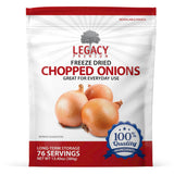 76 Servings Chopped Onions Pouch